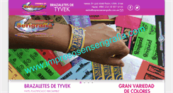 Desktop Screenshot of impresosenserigrafia.com.mx